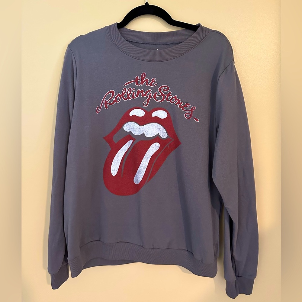 NWOT Rolling Stones Tongue Crewneck